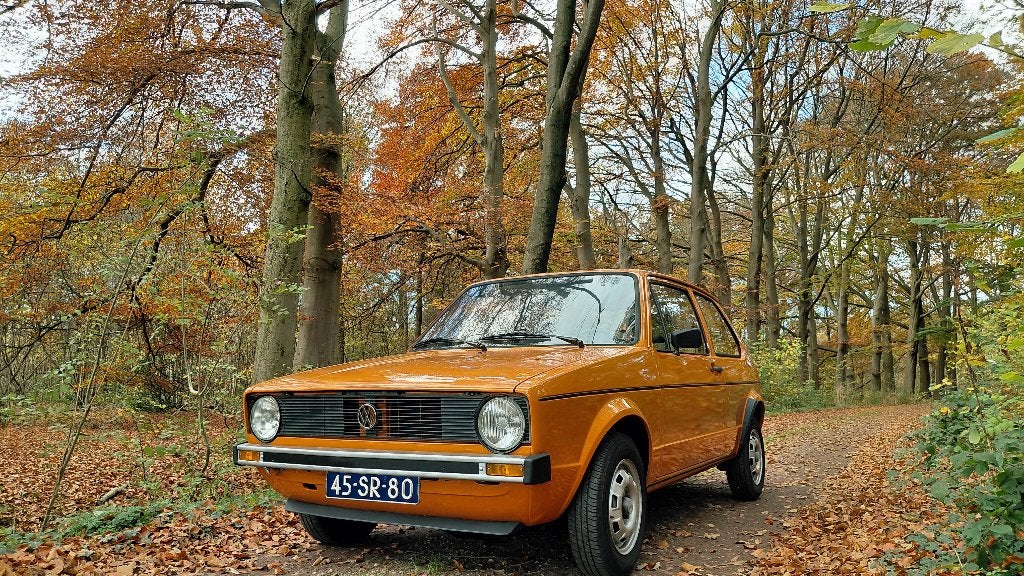 Volkswagen Golf 1.6 S automaat 1977 ONK!, Auto's, Volkswagen, Stof, 74 pk, 4 cilinders, Bruin