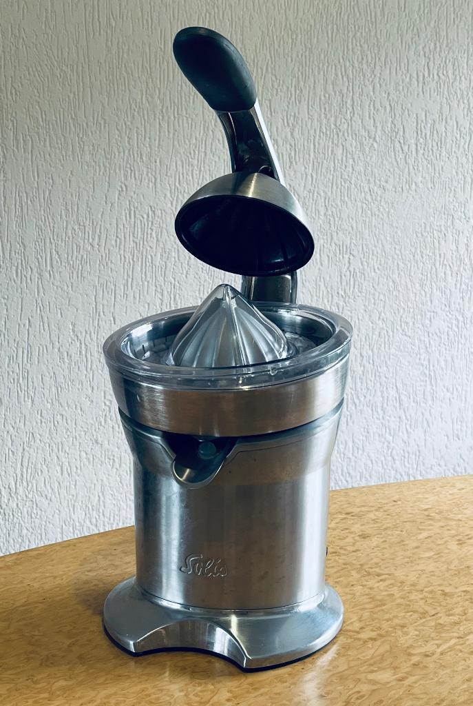 Solis citruspers Pro 845 RVS, Witgoed en Apparatuur, Juicers, Ophalen of Verzenden, Gebruikt, Elektrisch, Citruspers