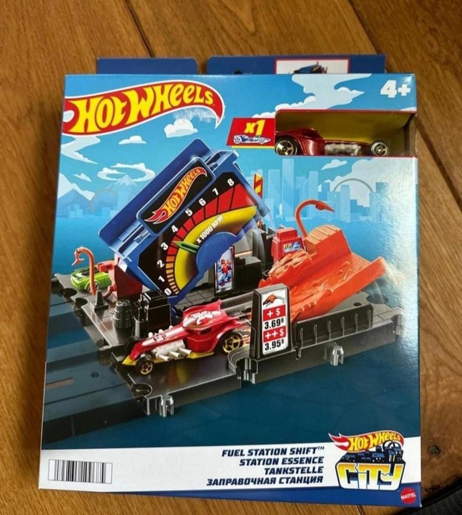 Hot Wheels Fuel Station Shift nieuw in doos, Kinderen en Baby's, Speelgoed | Speelgoedvoertuigen, Ophalen of Verzenden