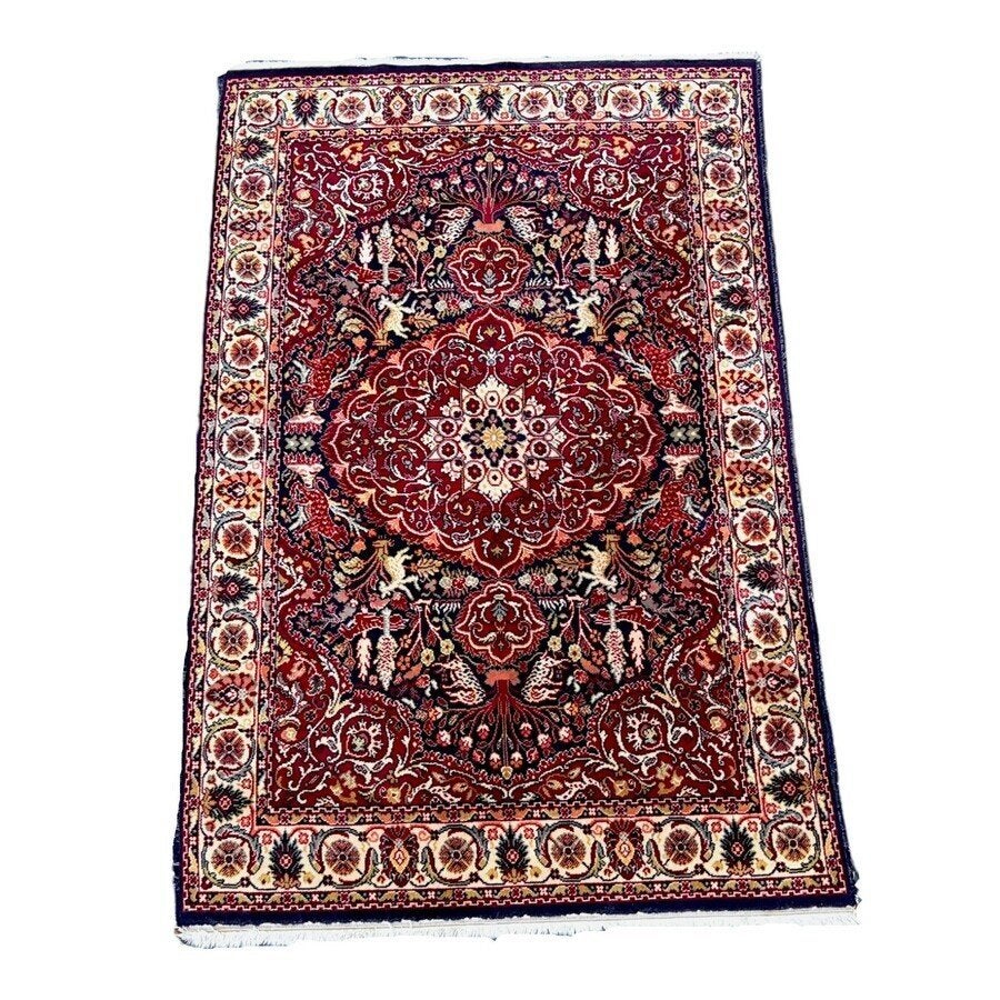 Perzisch tapijt, Ophalen of Verzenden, Gebruikt, Rechthoekig, 200 cm of meer