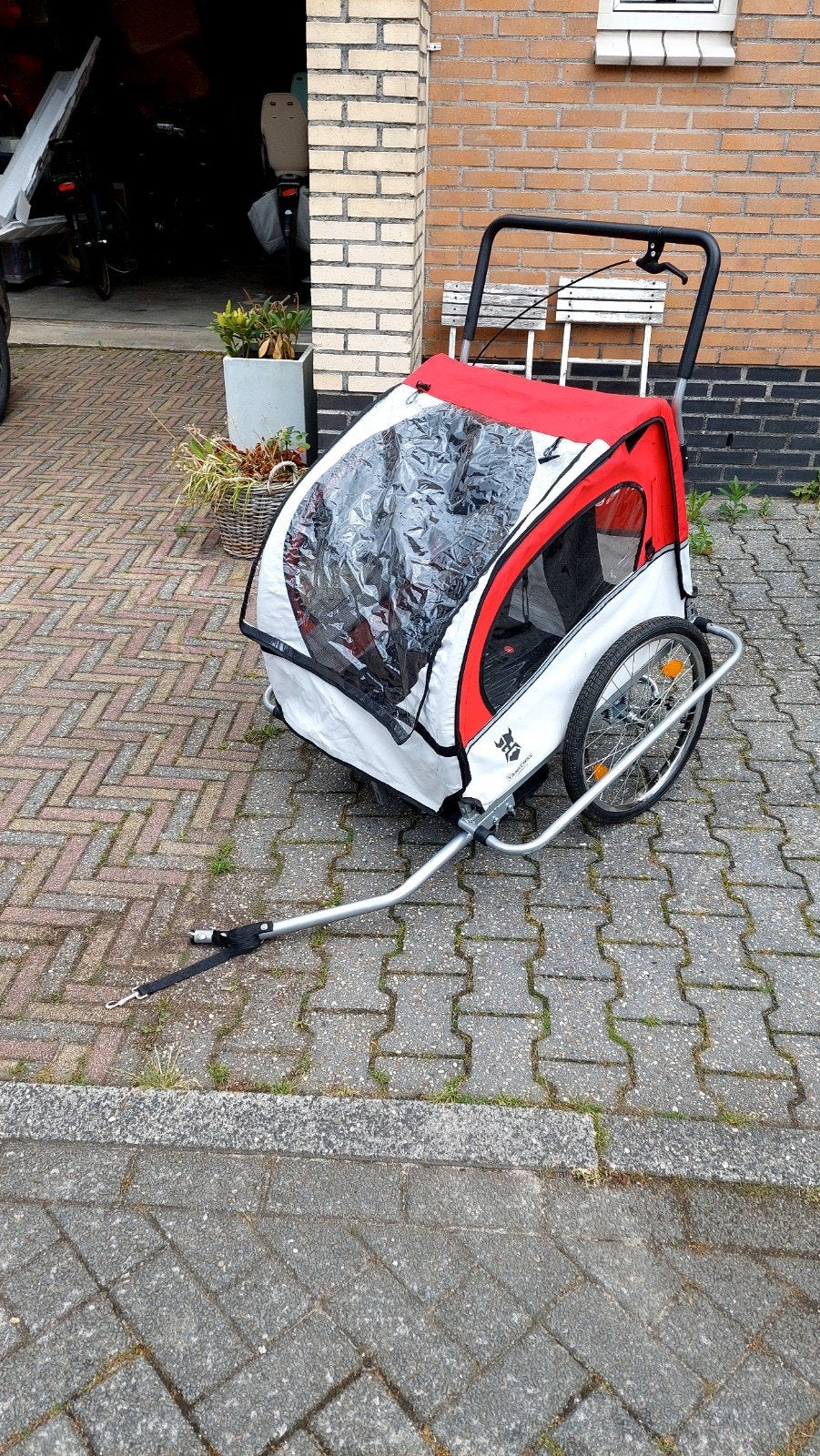 Vikingschoice 2-zits Fietskar - Multifunctioneel, Ophalen, Vikingschoice, Gebruikt, Vering