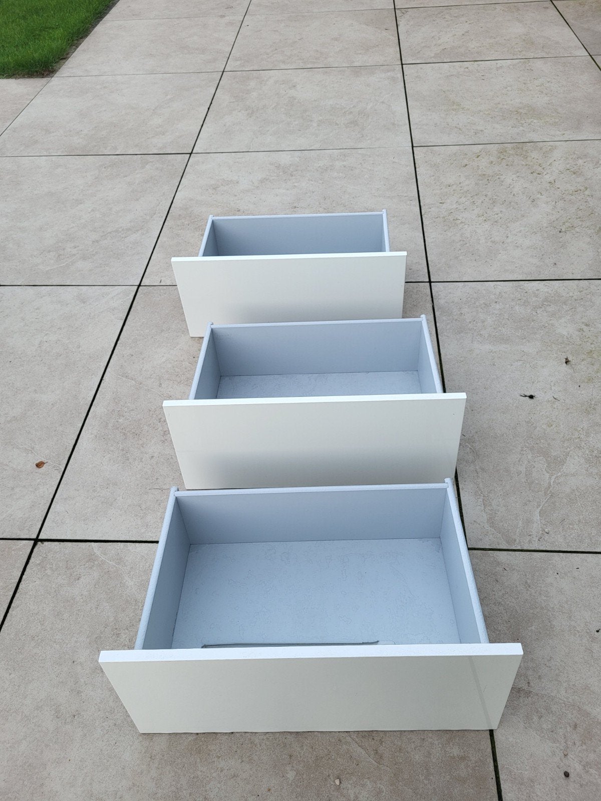 3 lades inclusief rails - Wit, Ophalen, Minder dan 50 cm, Gebruikt, 3 of 4 laden