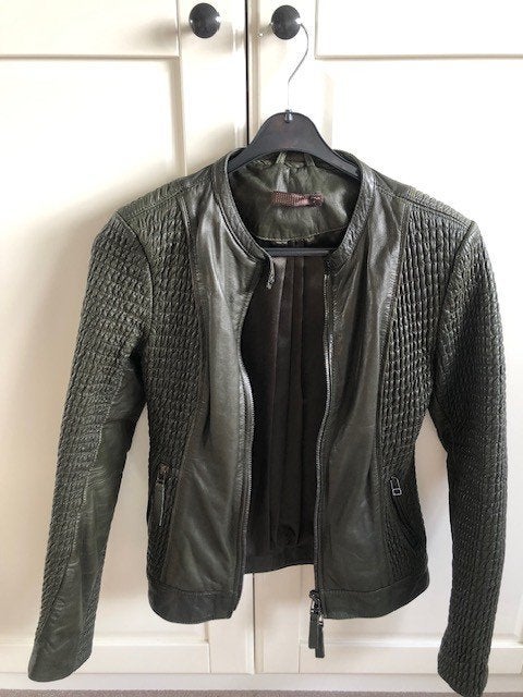 Dames leren jack te koop! Merk: DNA., DNA, Ophalen of Verzenden, Zo goed als nieuw, Jasje