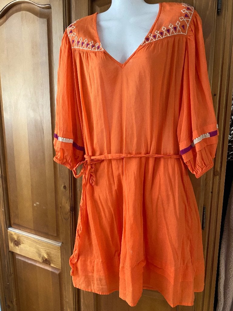 Zgan oranje jurk Shoeby maat L, Kleding | Dames, Maat 38/40 (M), Oranje, Ophalen of Verzenden, Zo goed als nieuw
