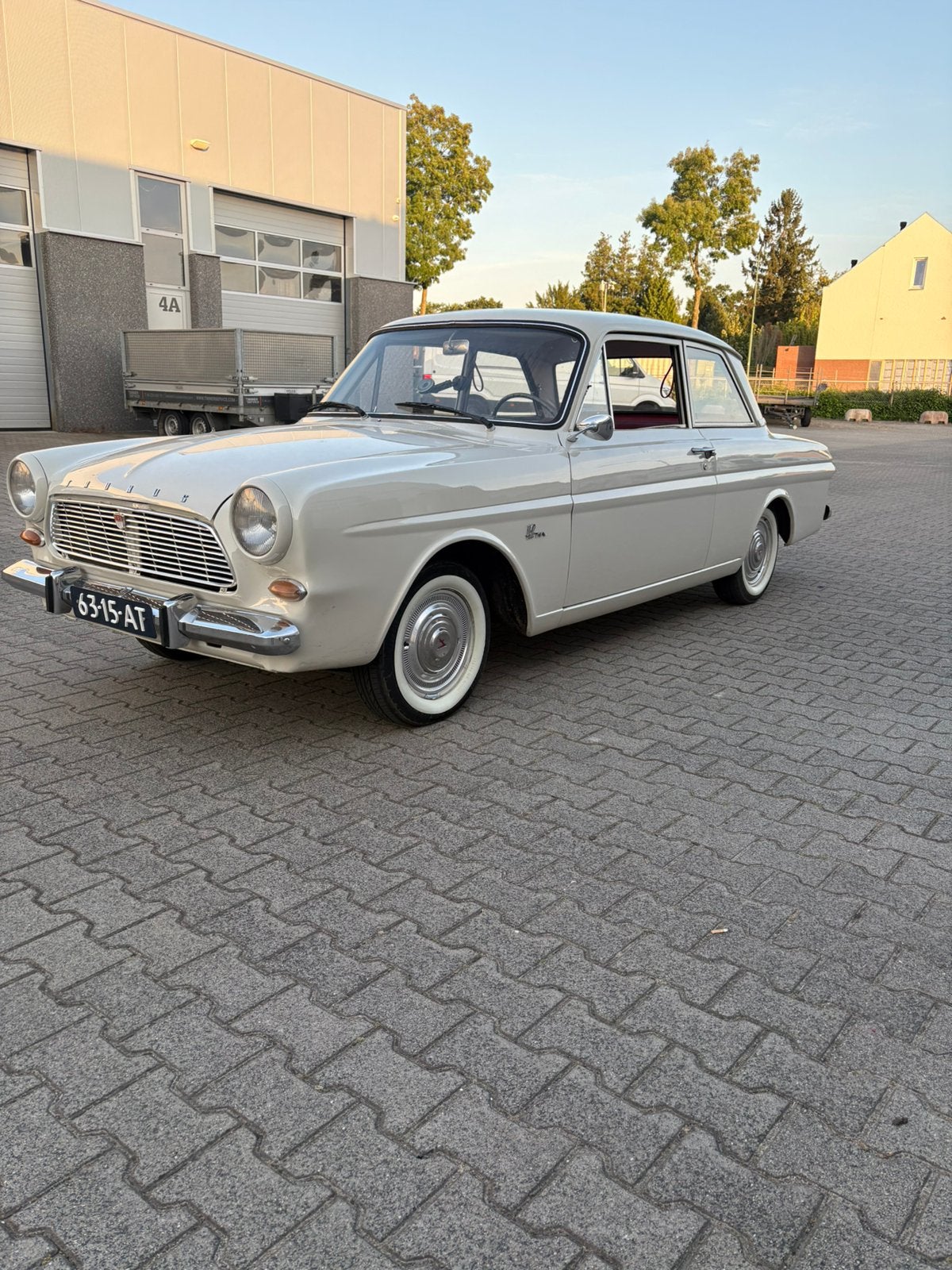Ford Taunus 12M P4 - 1966 - Zeer nette klassieker, 1498 cc, 4 cilinders, 82 pk, Wit