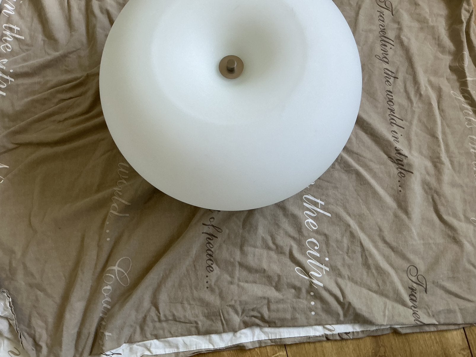 Donutlamp zoxx van rietveld 40 euro, Huis en Inrichting, Lampen | Plafondlampen, Ophalen, Gebruikt, Overige stijlen, Inclusief lichtbron