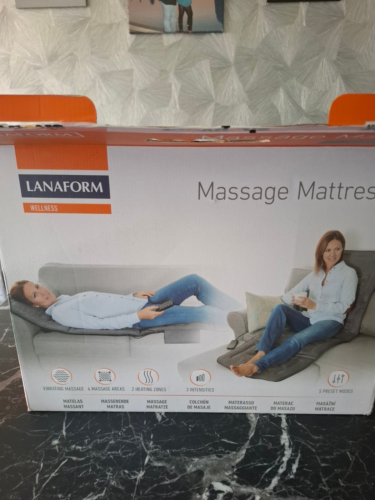 Heerlijke Lanaform massagematras, Ophalen of Verzenden, Zo goed als nieuw, Overige typen
