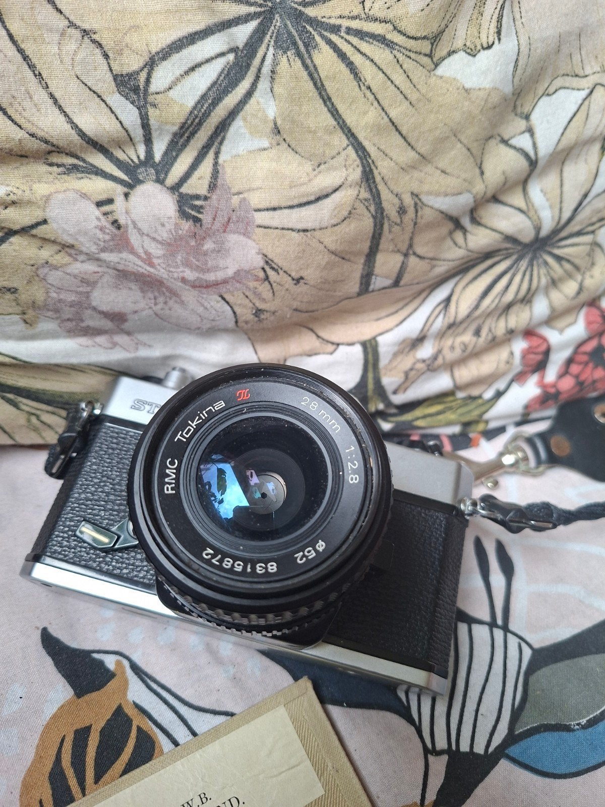 Fujica STX-1N Spiegelreflexcamera met Tokina 28mm lens, Ophalen, Gebruikt, Spiegelreflex, Fuji