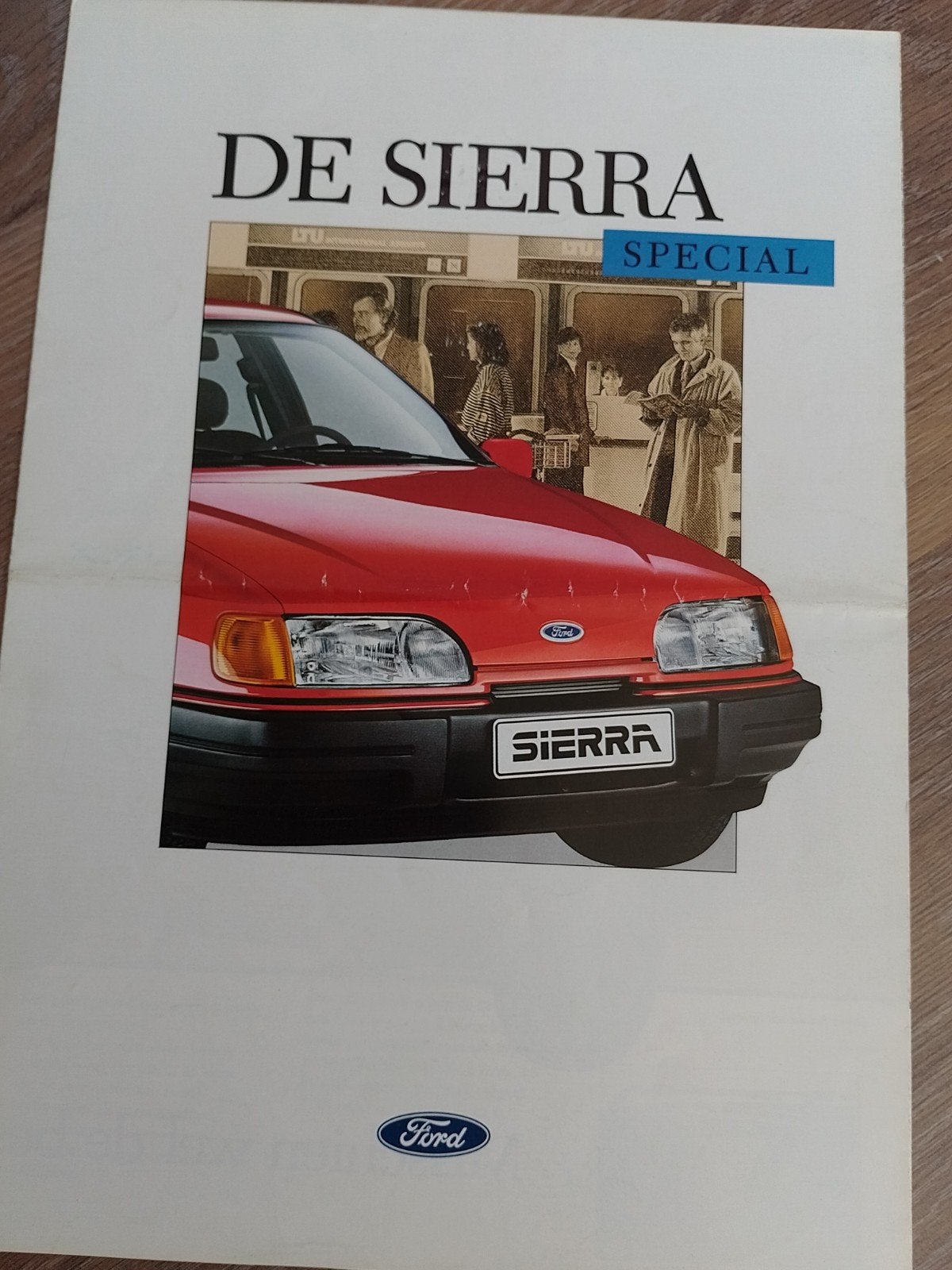 Ford Sierra Special autofolder, Ophalen of Verzenden, Gelezen, Ford