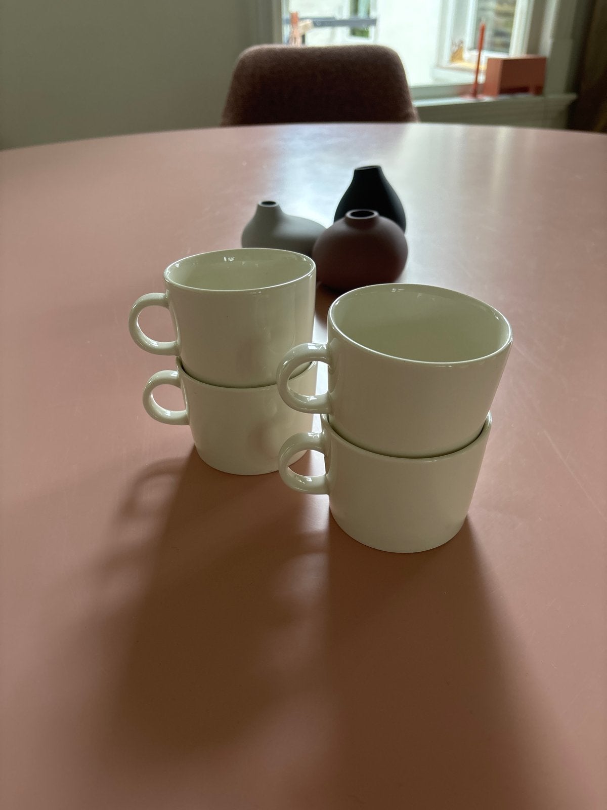 Iittala Teema mokken 0,22L Wit - 4 stuks, Ophalen of Verzenden, Zo goed als nieuw, Effen, Kop(pen) en/of Schotel(s)