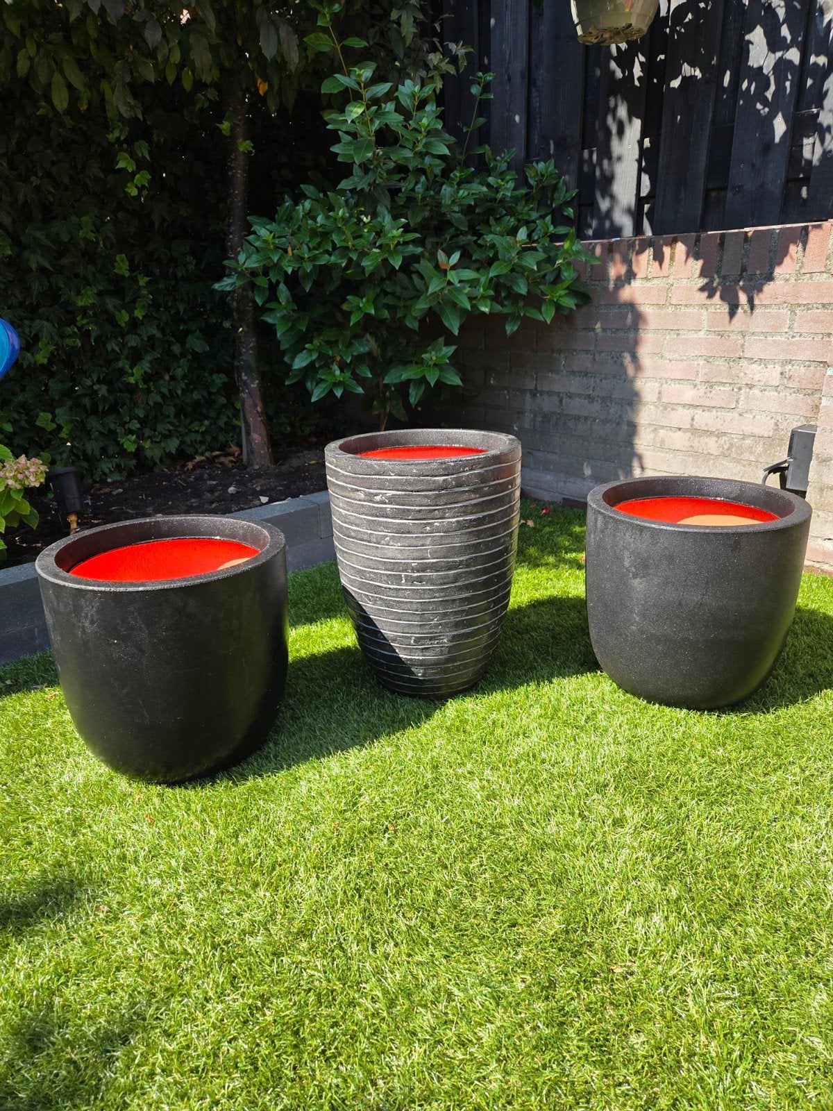 Capi bloempotten set van 3., Overige materialen, Gebruikt, Rond, Balkon