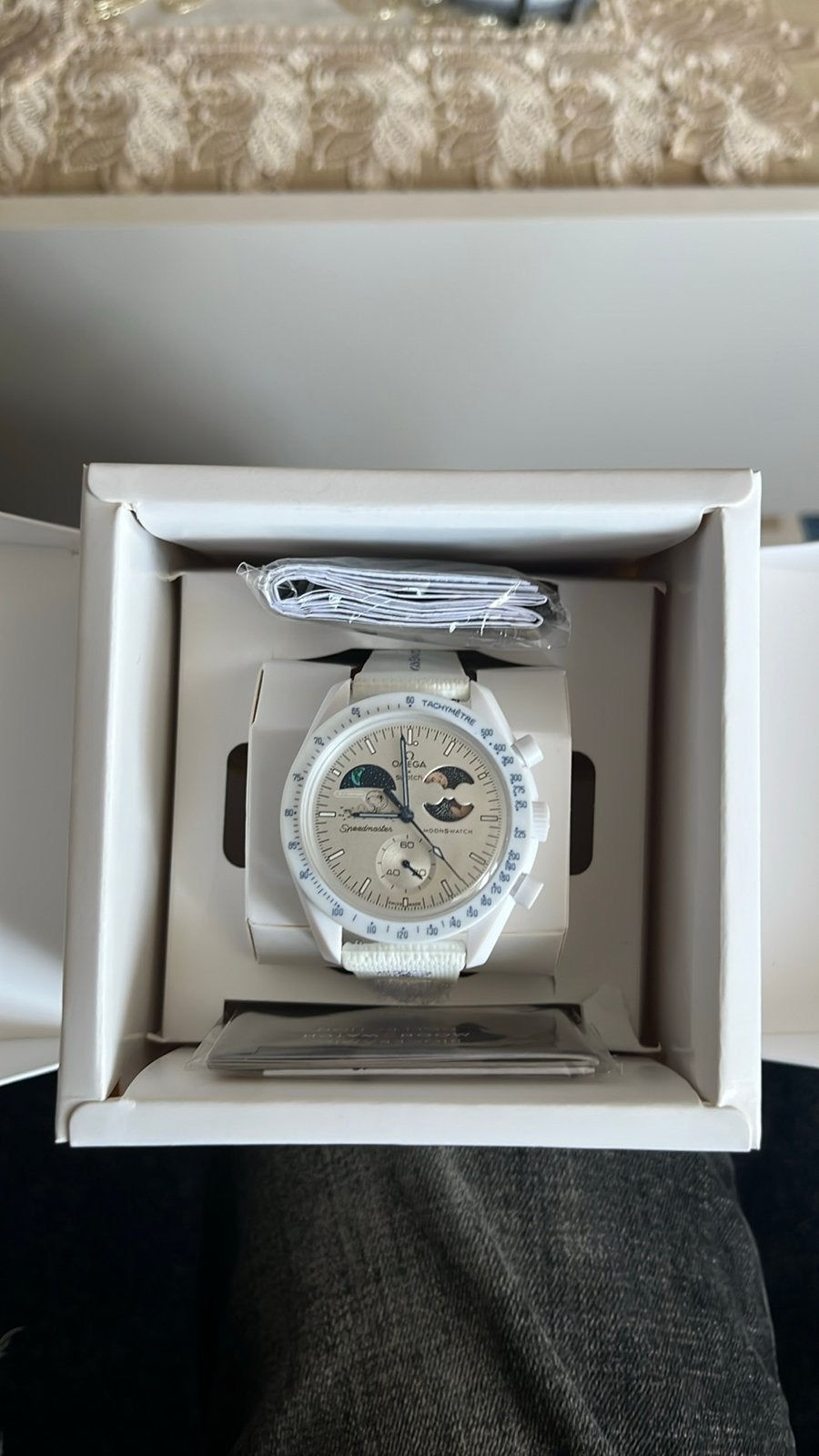 Swatch MoonSwatch Mission to the Moon (1:1 replica), Overige merken, Kunststof, Polshorloge, Nieuw