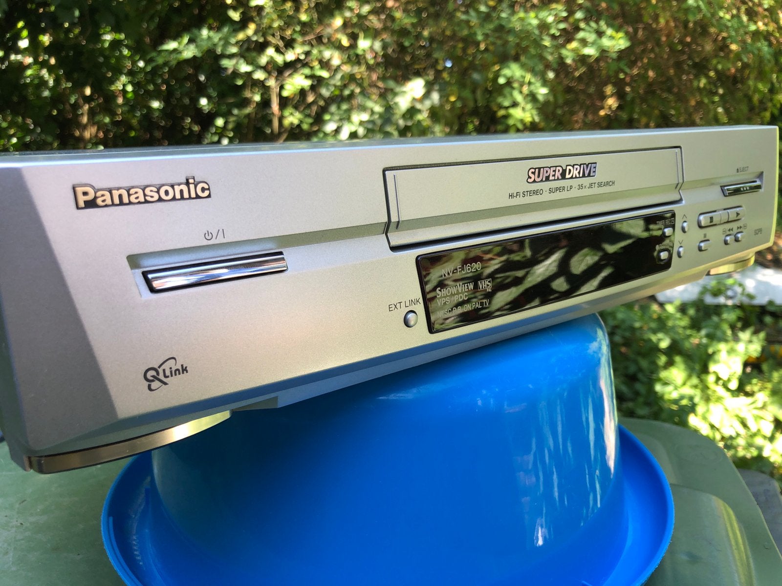Panasonic VHS -Hifi Stereo in nieuwstaat met afstandsbed, Ophalen of Verzenden, Zo goed als nieuw