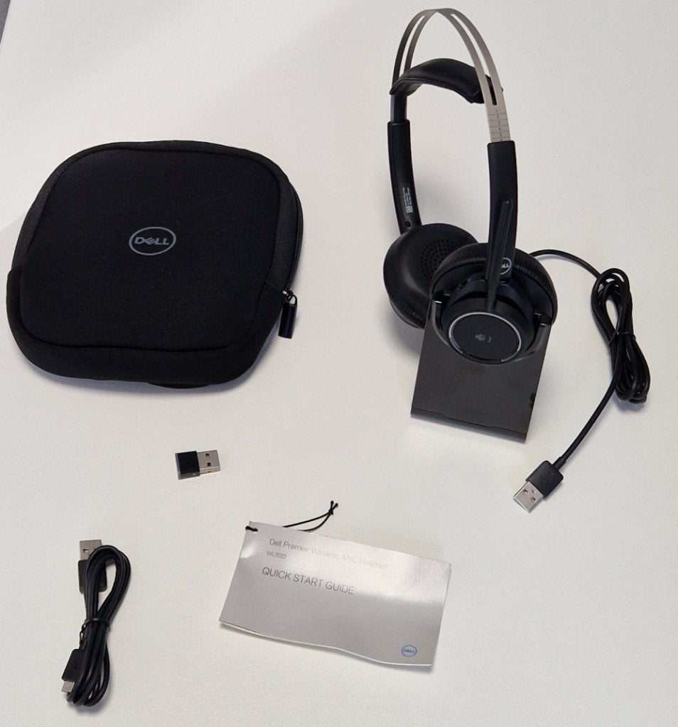 Draadloze Active Noise Cancelling Headset WL7022, Computers en Software, Headsets, Ophalen, Mute-functie, On-ear, Zo goed als nieuw