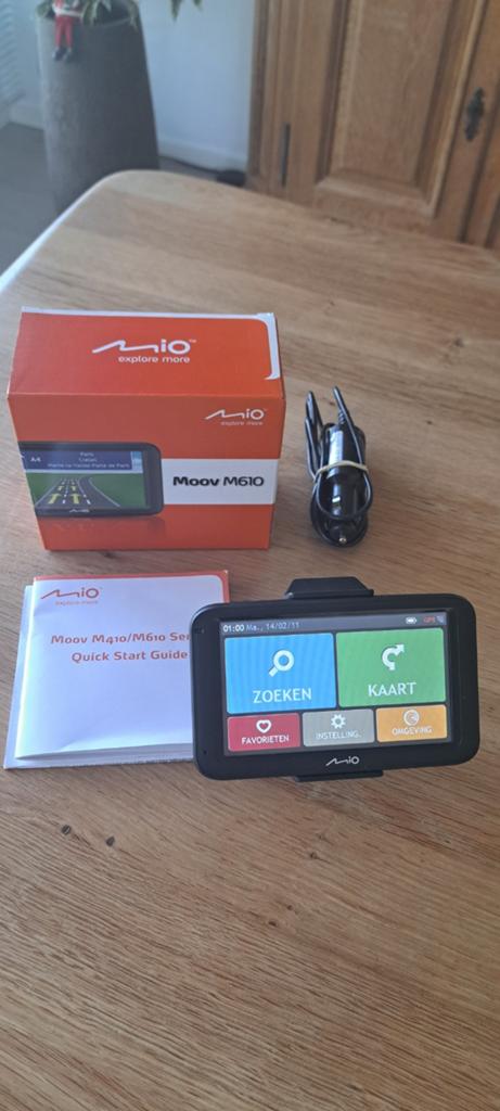 Mio Moov M610 Navigatiesysteem - Zo goed als nieuw, Ophalen of Verzenden, Zo goed als nieuw