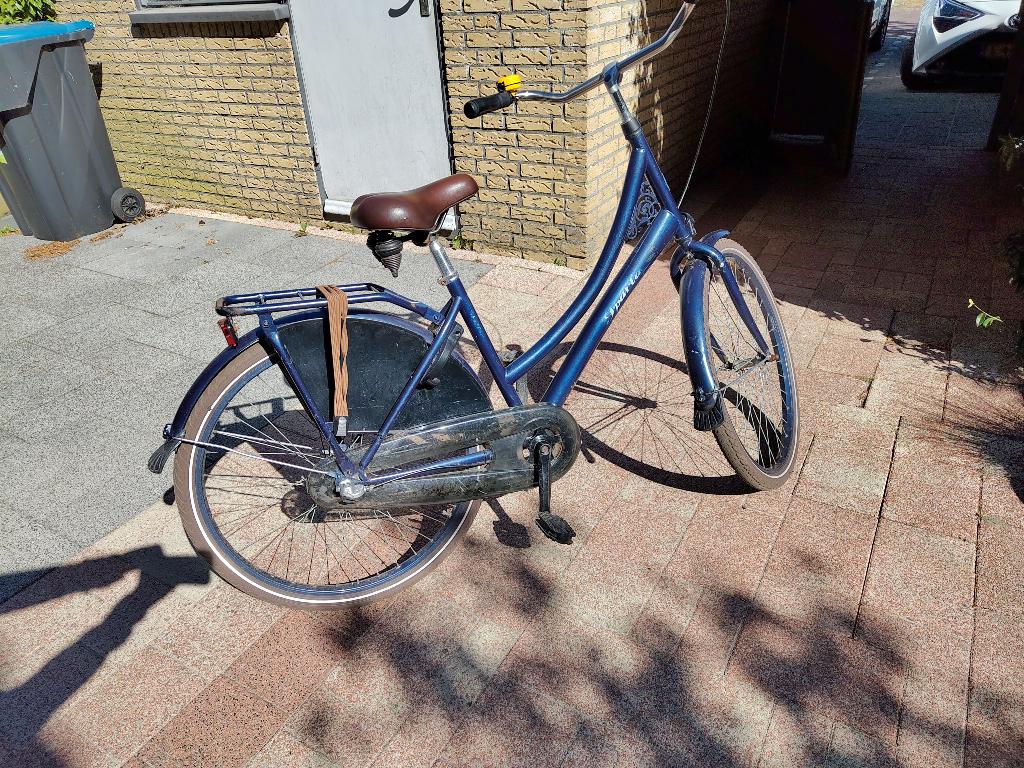 Blauwe Sparta kinderfiets (8-12 jaar), Ophalen, Sparta, Gebruikt, Terugtraprem