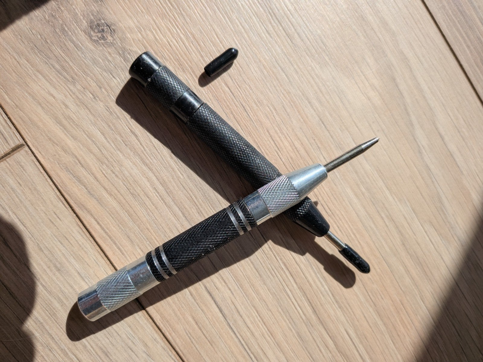 Automatische centerpons set (2 stuks) met reserveponsen, Doe-het-zelf en Verbouw, Ophalen of Verzenden, Nieuw, Overige typen, Overige merken