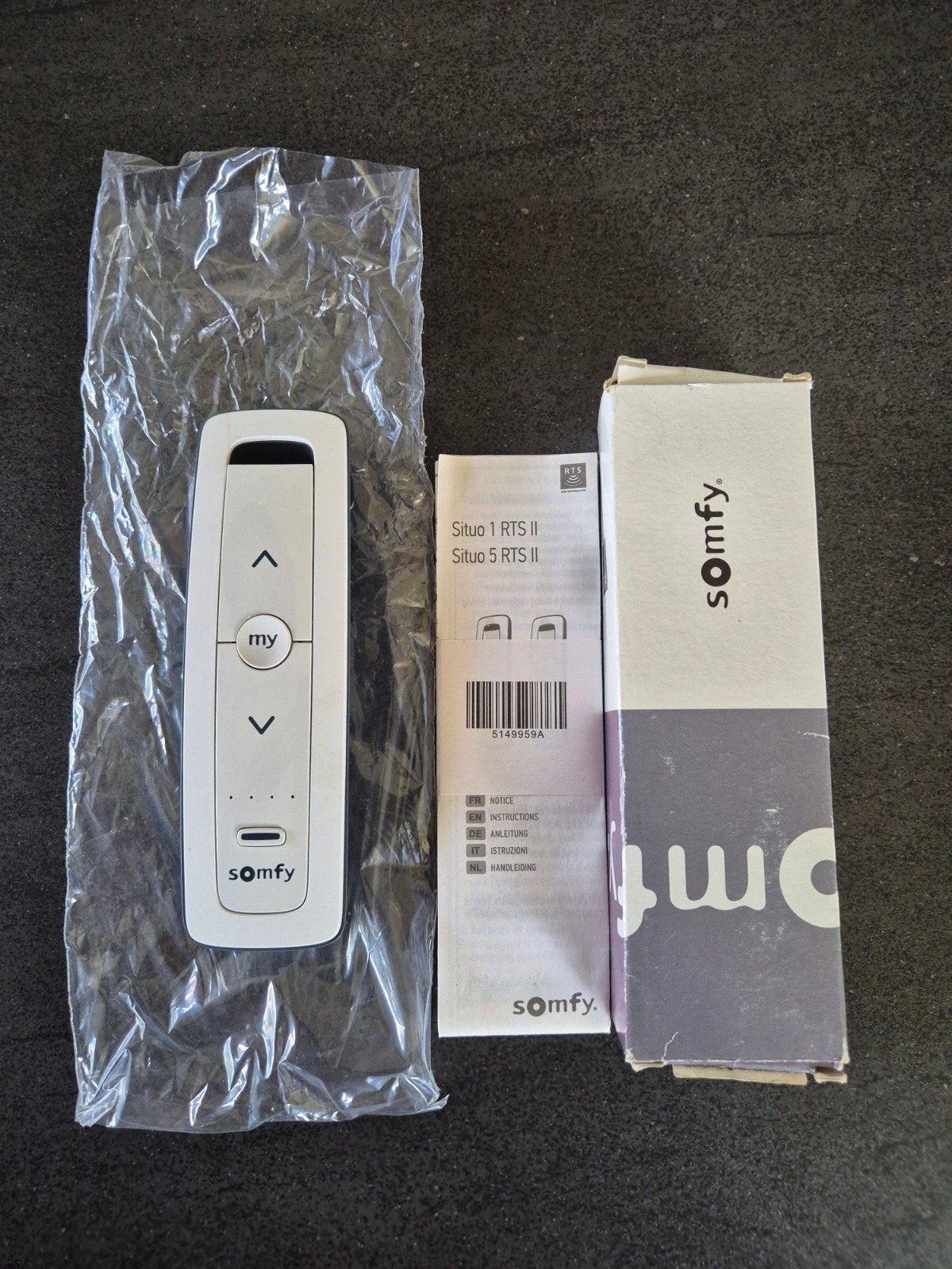 Somfy situo 5 RTS pure II NE handzender, Ophalen of Verzenden, Nieuw