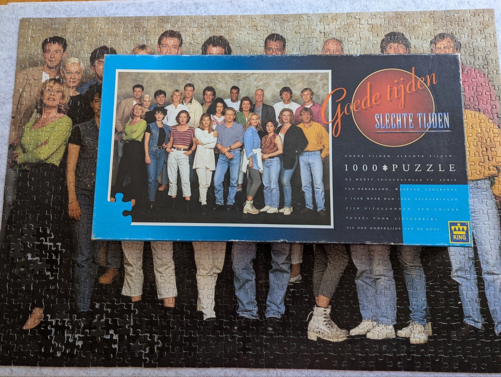 GTST Vintage legpuzzel, Ophalen of Verzenden, 500 t/m 1500 stukjes, Gebruikt, Legpuzzel