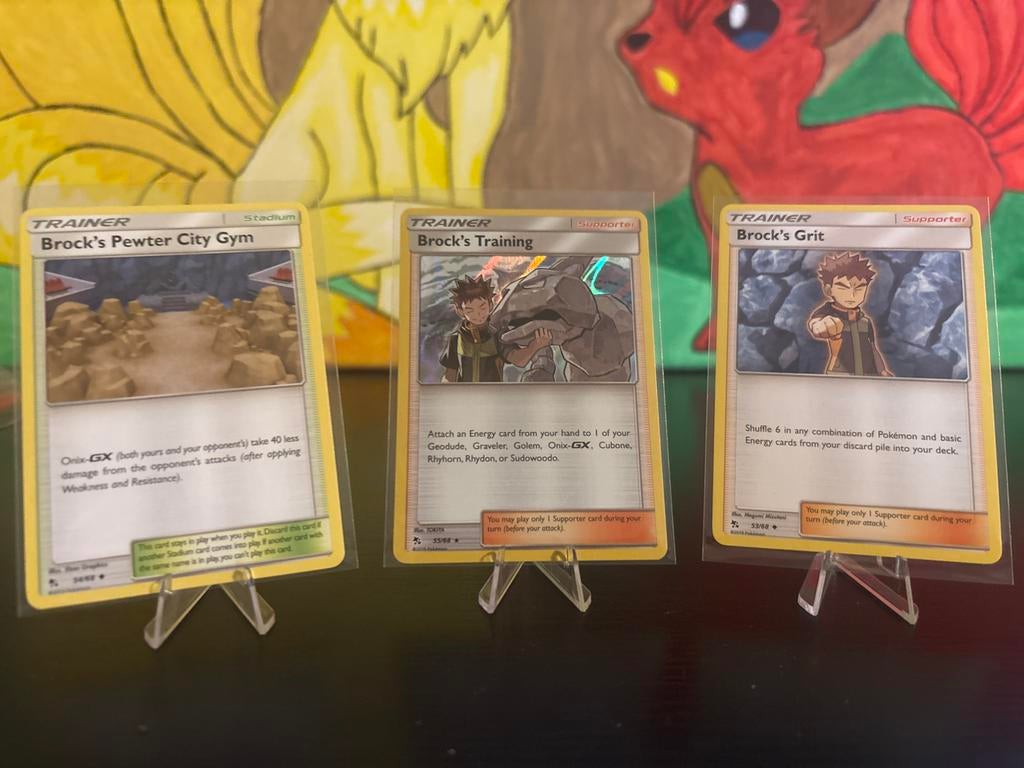 Hidden Fates: Brock's Gym, Training & Grit Kaarten Set, Ophalen of Verzenden, Zo goed als nieuw, Meerdere kaarten