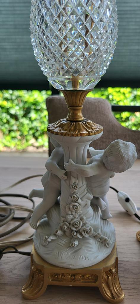 Auguste Moreau lamp 1 heel ander gebroken, Antiek en Kunst, Ophalen of Verzenden, Koper of Brons