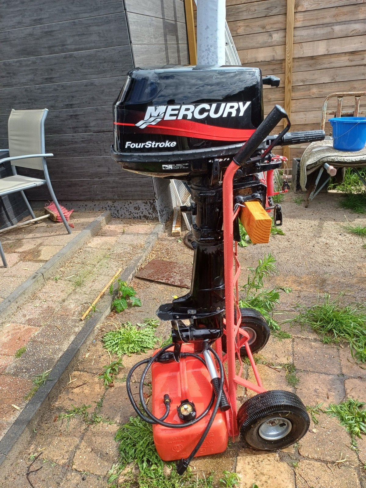 Mercury buitenboordmotor, Watersport en Boten, Ophalen, Benzine, 5 tot 10 pk