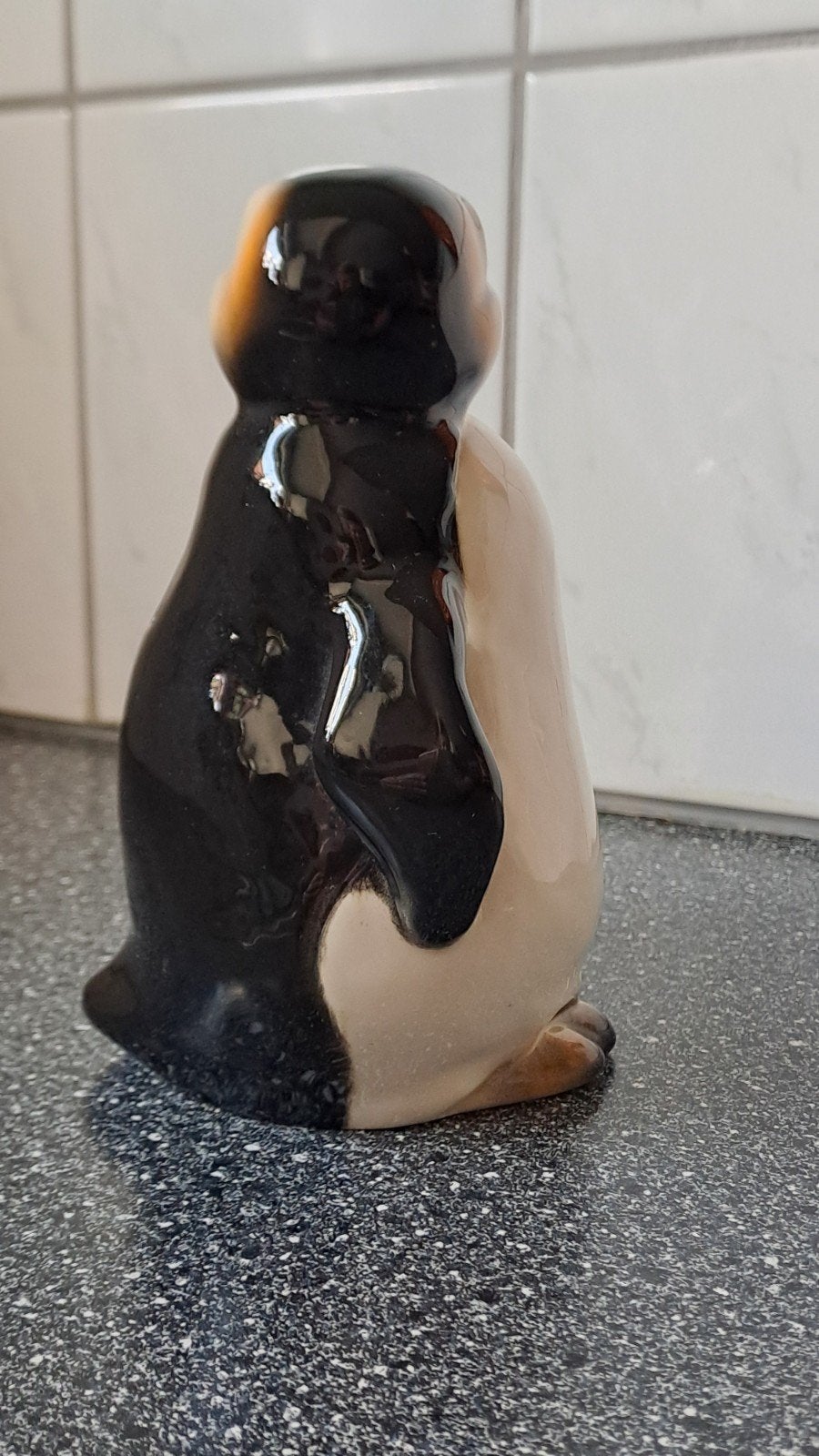 Vintage Goebel Pinguïn Spaarpot - Keramiek, Vintage, Zwart, Zo goed als nieuw, Goebel Porzellan GmbH, Austraße 2, 96472 Rödental, Duitsland