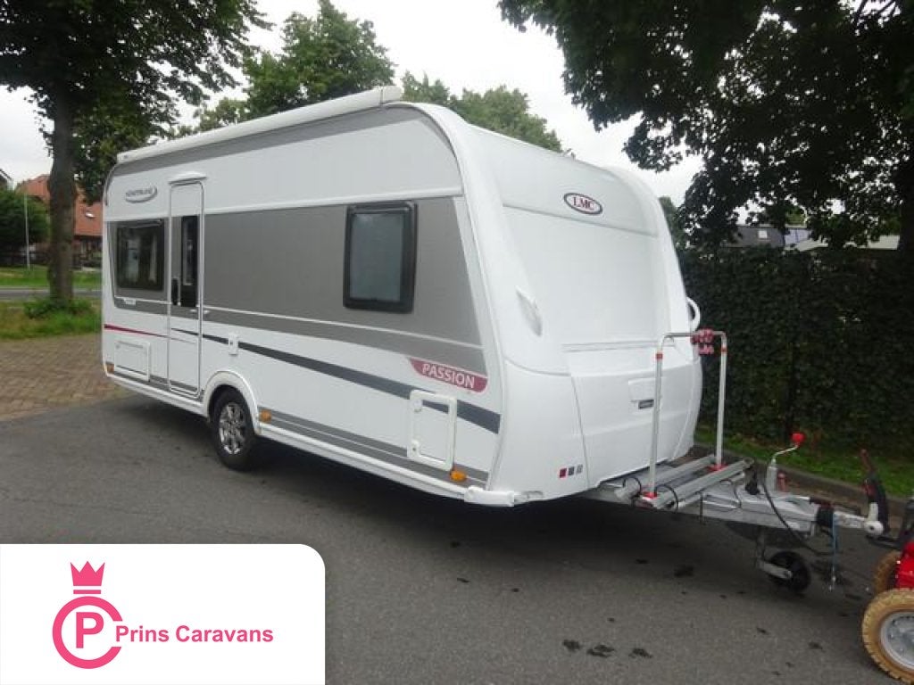 LMC Passion 470D Met Frans Bed en Rondzit+Mover+Luifel, Bedrijf, LMC en Münsterland, Schokbreker, Tot en met 4