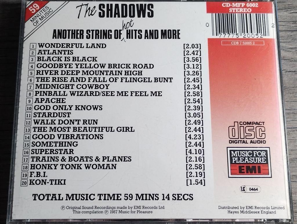 The Shadows - Another String Of Hot Hits And More, Ophalen of Verzenden, Zo goed als nieuw