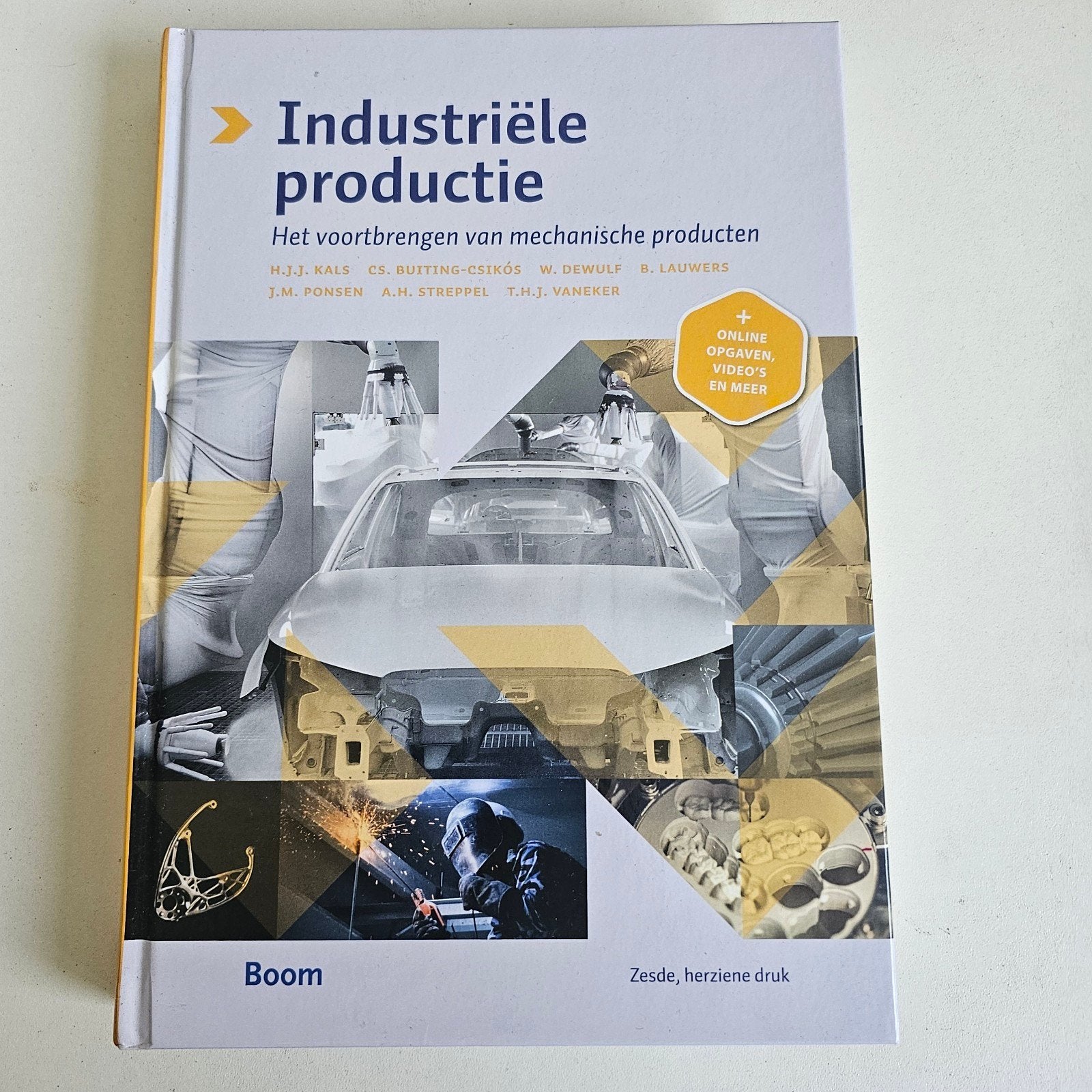Industriële Productie- voortbrengen mechanische productie, Boeken, H.J.J. Kals, C.S. Buiting-Ceikos, W. Derwulf, B. Lauwers, Nieuw