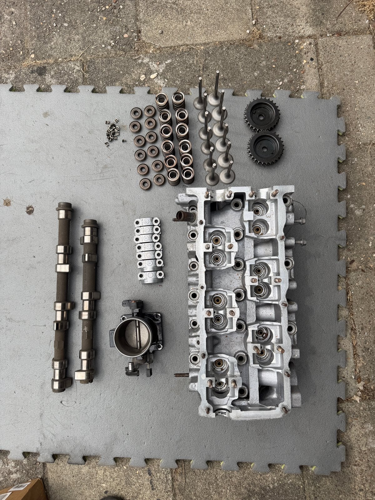 Vr6 12v cinlinderkop + gasklep, Ophalen