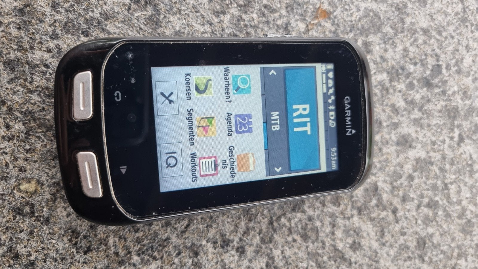 Garmin Edge 1000 fietscomputer met GPS, Ophalen of Verzenden, Draadloos, Gebruikt