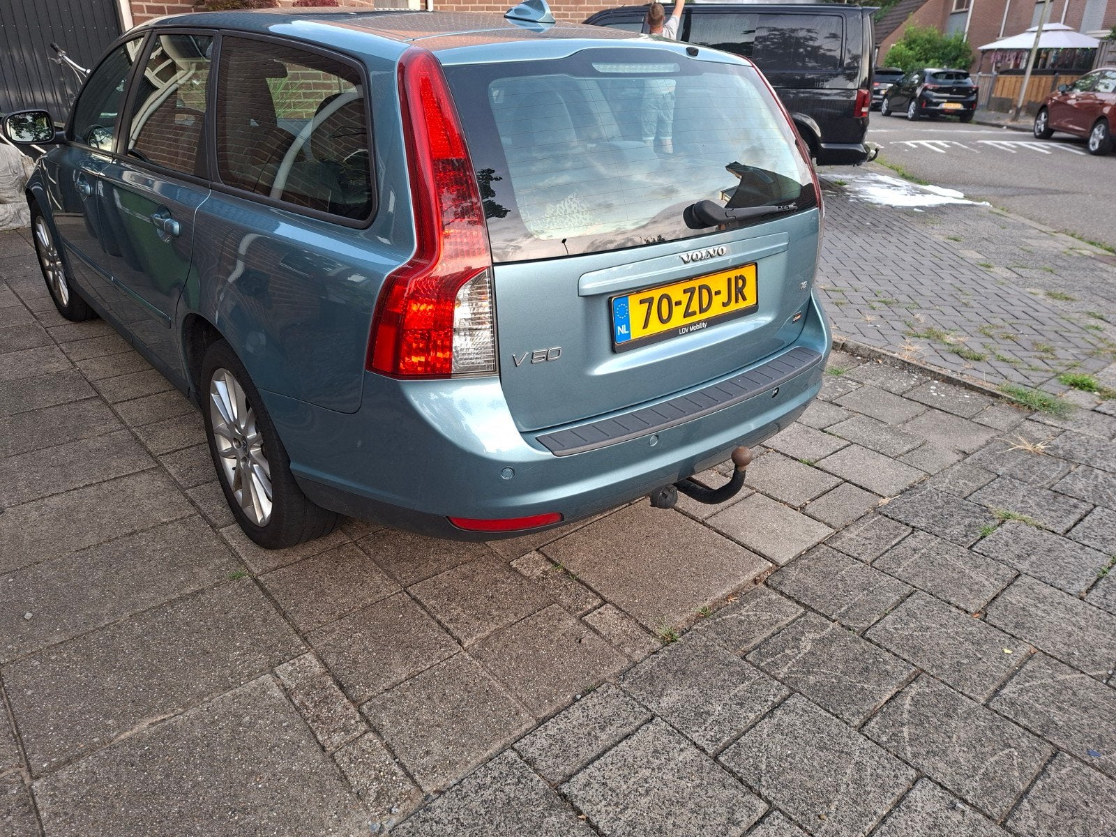 Volvo V50 1.8 Flexifuel 2008 Blauw, 1282 kg, Zwart, 4 cilinders, Blauw