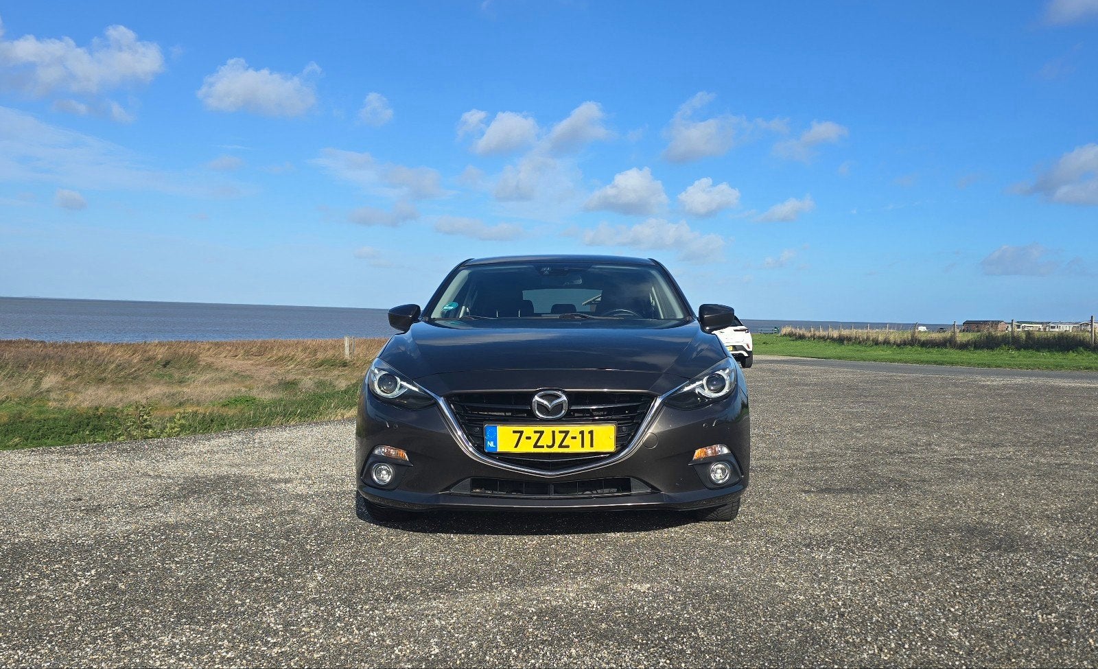 Mazda 3 2.0 Skyactiv-g 88KW HB 2015 Bruin, Auto's, Voorwielaandrijving, Zwart, 4 cilinders, Bruin