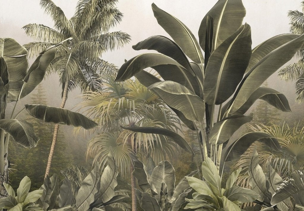 Tropische jungle bladeren behang, Jungle fotobehang op maat, Verzenden, Fotobehang