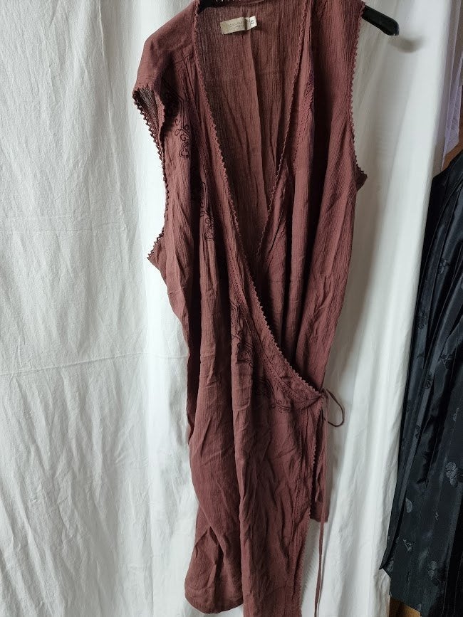 A-Parte omslag tuniek maat 48, Kleding | Dames, Grote Maten, Bruin, Blouse of Tuniek, Ophalen of Verzenden, Zo goed als nieuw