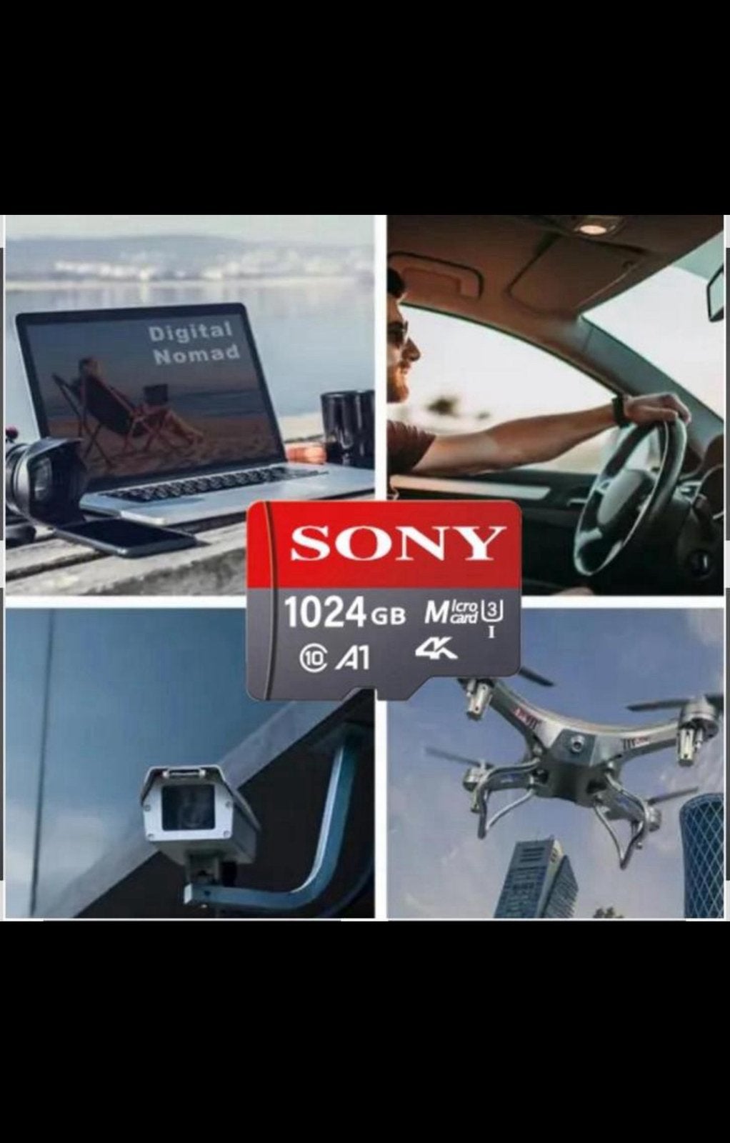 Sd kard 1T Sony 1024GB..!, Ophalen of Verzenden, Zo goed als nieuw, Auto