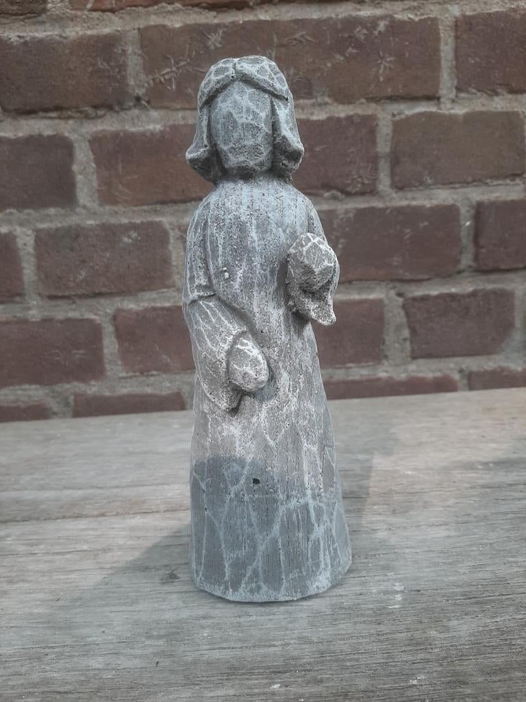 Vrouw betonnen beeld tuinbeeld beton beeldje, Tuin en Terras, Ophalen of Verzenden