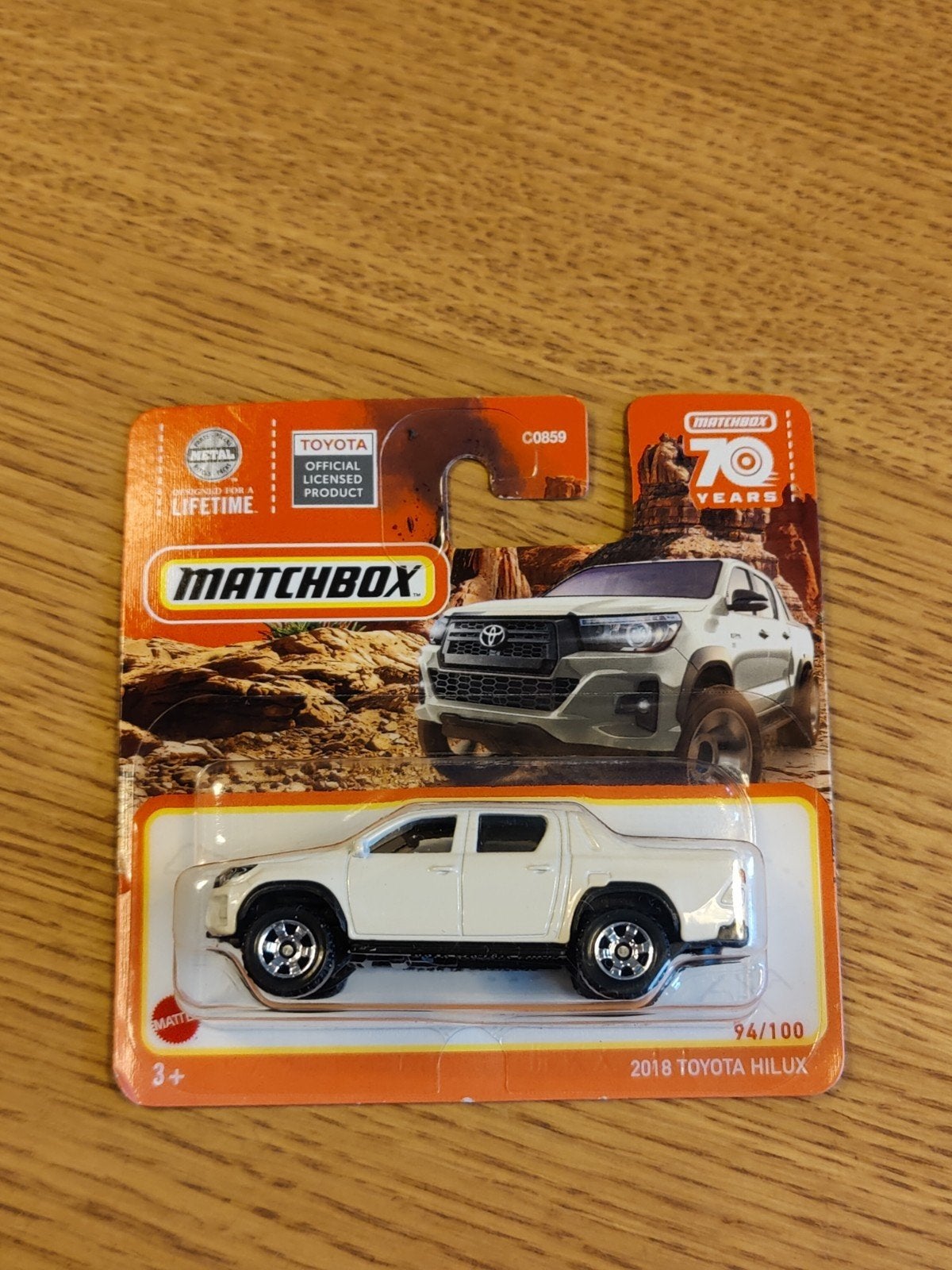Matchbox Toyota Hilux WIT, Ophalen of Verzenden, Auto