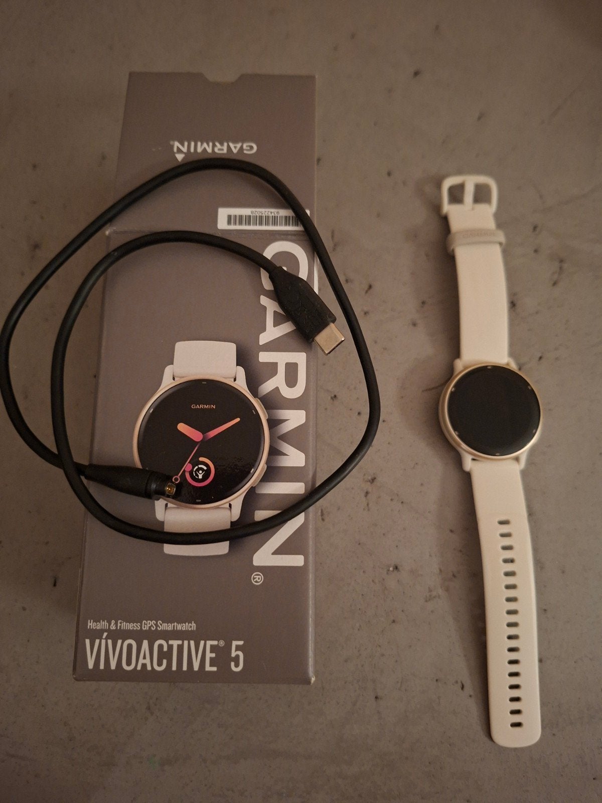 Garmin Vivoactive 5, GPS, Wit, Garmin, Nieuw