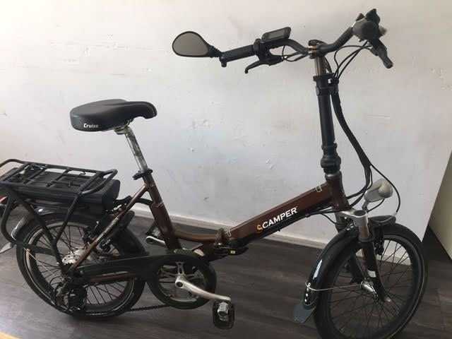 Electrische vouwfiets lacros Scamper S200, 20 inch of meer, Gebruikt, Versnellingen, Ophalen of Verzenden