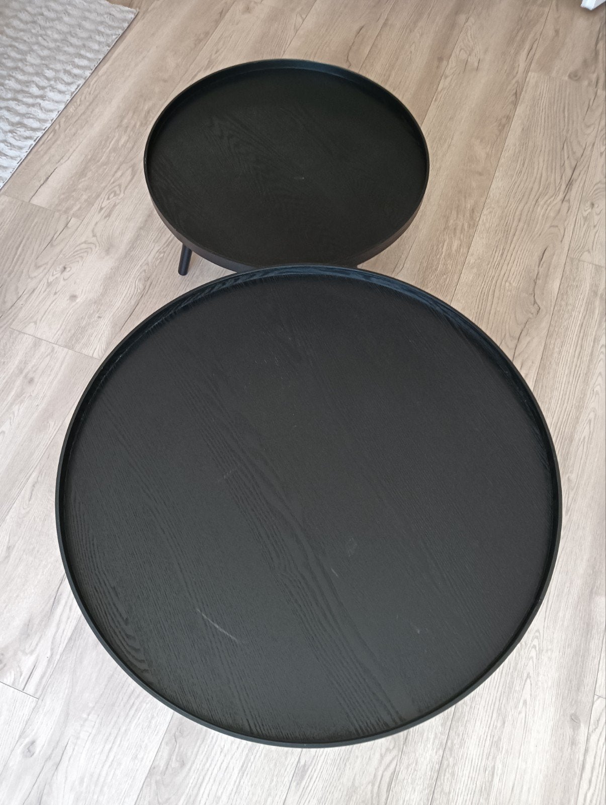 woood salontafels, Ophalen, Gebruikt, 50 tot 100 cm, Rond