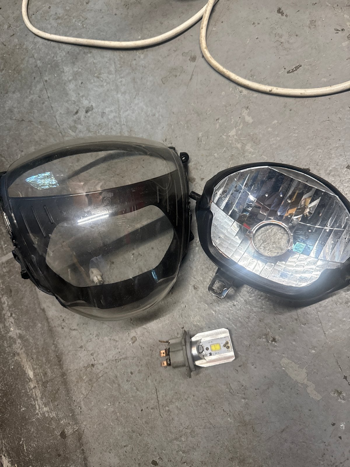 Originele koplamp voor Piaggio Zip, Ophalen of Verzenden, Gebruikt, Koplamp, Piaggio