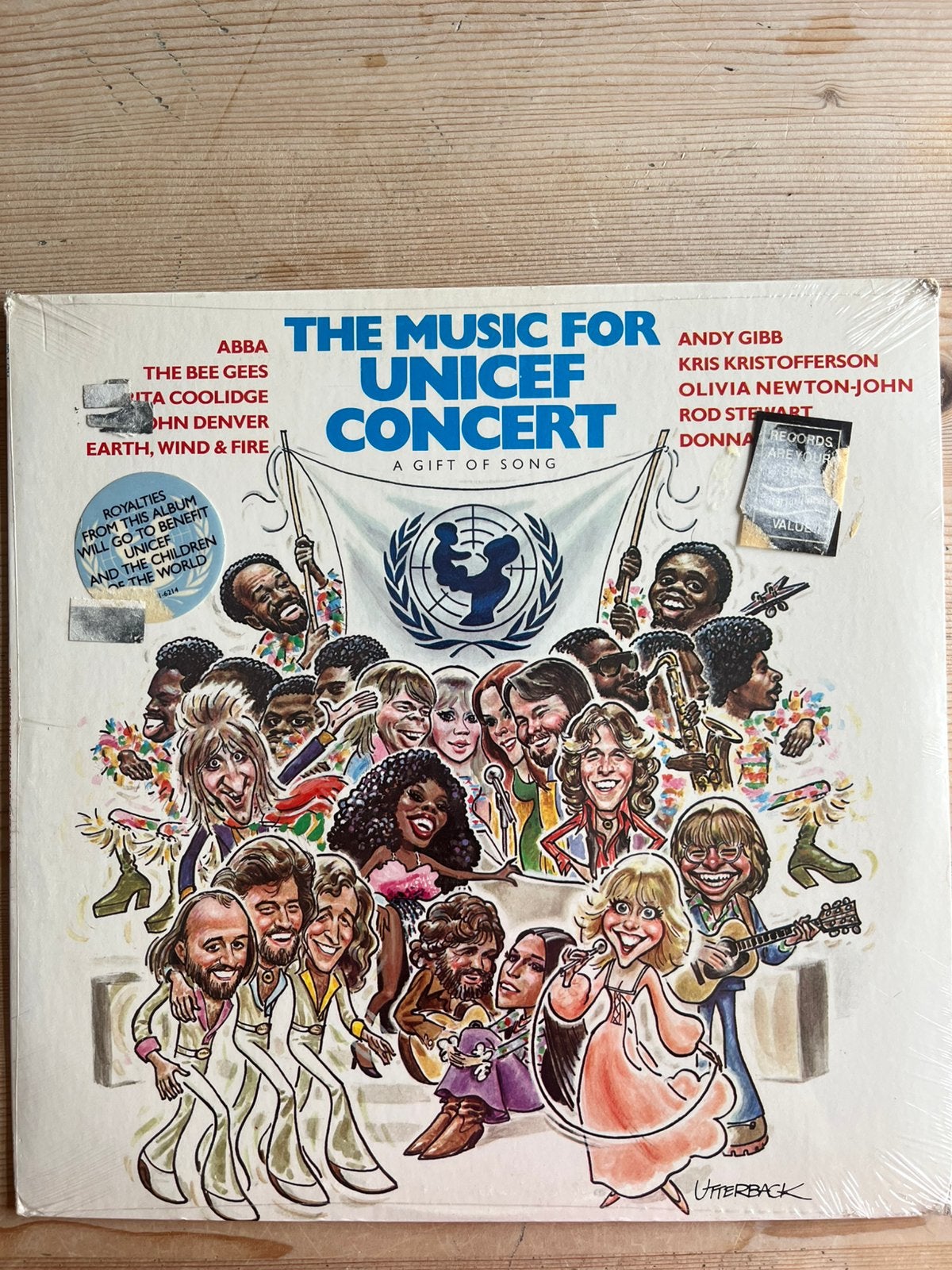 The music for Unicef concert vinyl en Bing Crosby vinyl, Geseald, Ophalen of Verzenden, Nieuw in verpakking, Overige formaten