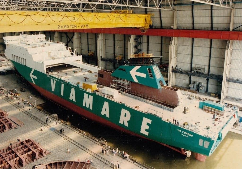 Viamare scheepswerf foto circa 2000, ., Kaart, Foto of Prent, Ophalen of Verzenden, Zo goed als nieuw