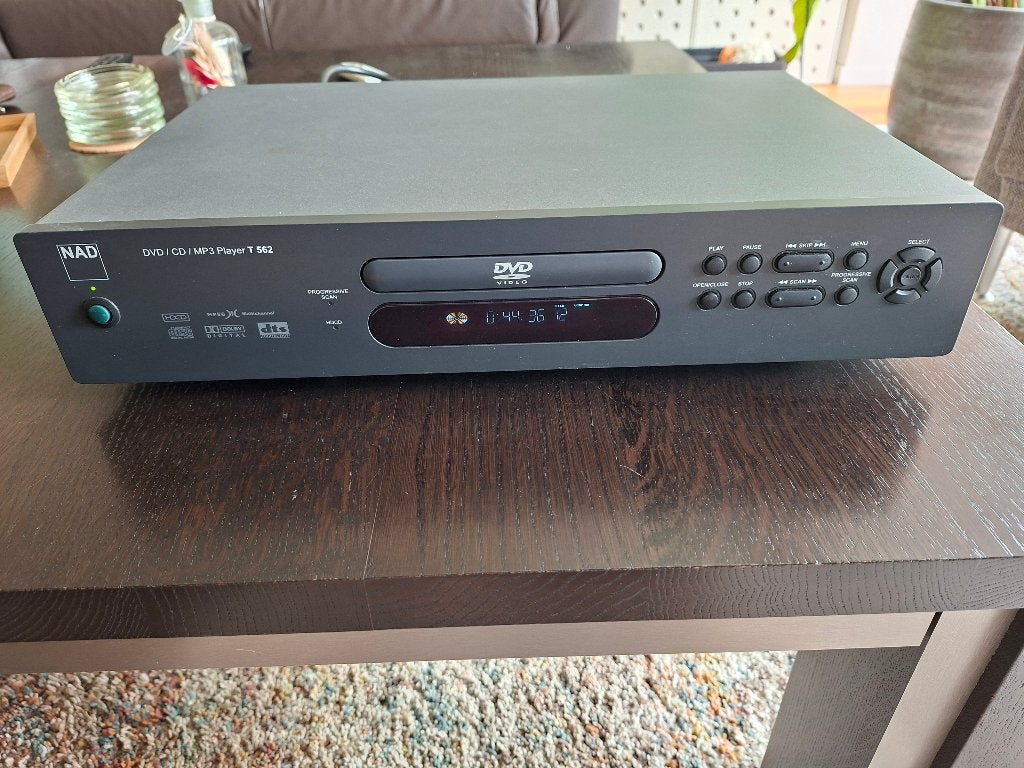 NAD T 562 DVD/CD/MP3 Speler met Afstandsbediening, Overige merken, Gebruikt, Cd-speler, Losse componenten