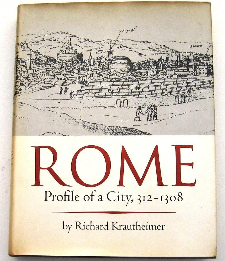 Rome Profile of a City 312-1308 HC Krautheimer Middeleeuwen, Ophalen of Verzenden