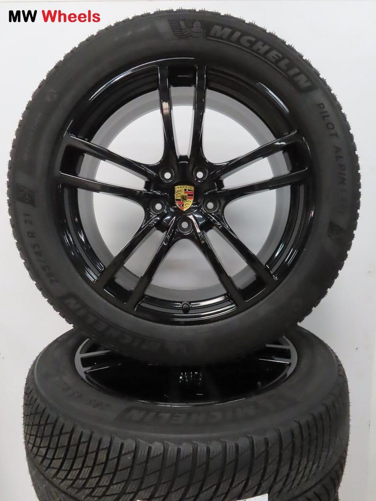Porsche 21 inch Origineel velgen Cayenne Coupe winterbanden, Auto-onderdelen, Banden en Velgen, Banden en Velgen, Winterbanden