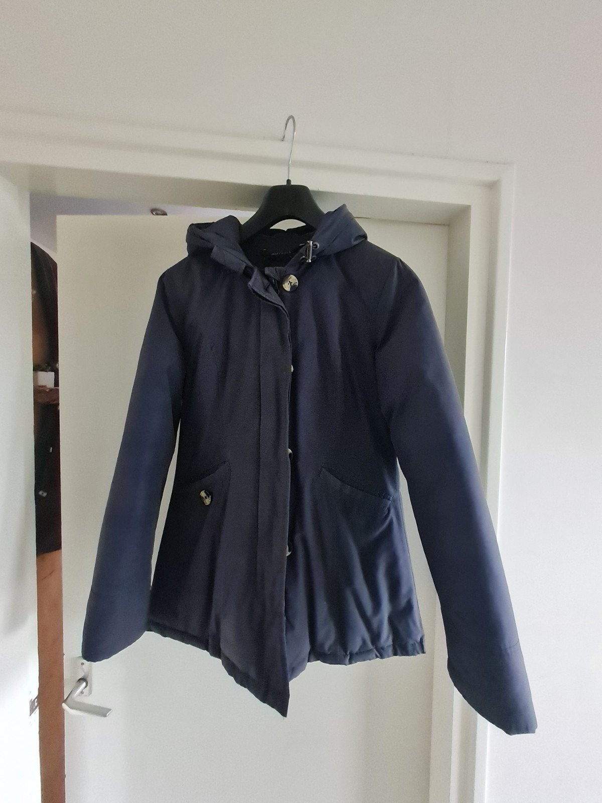 mooie blauwe air force jas, Ophalen of Verzenden, Zo goed als nieuw, Maat 38/40 (M), Blauw