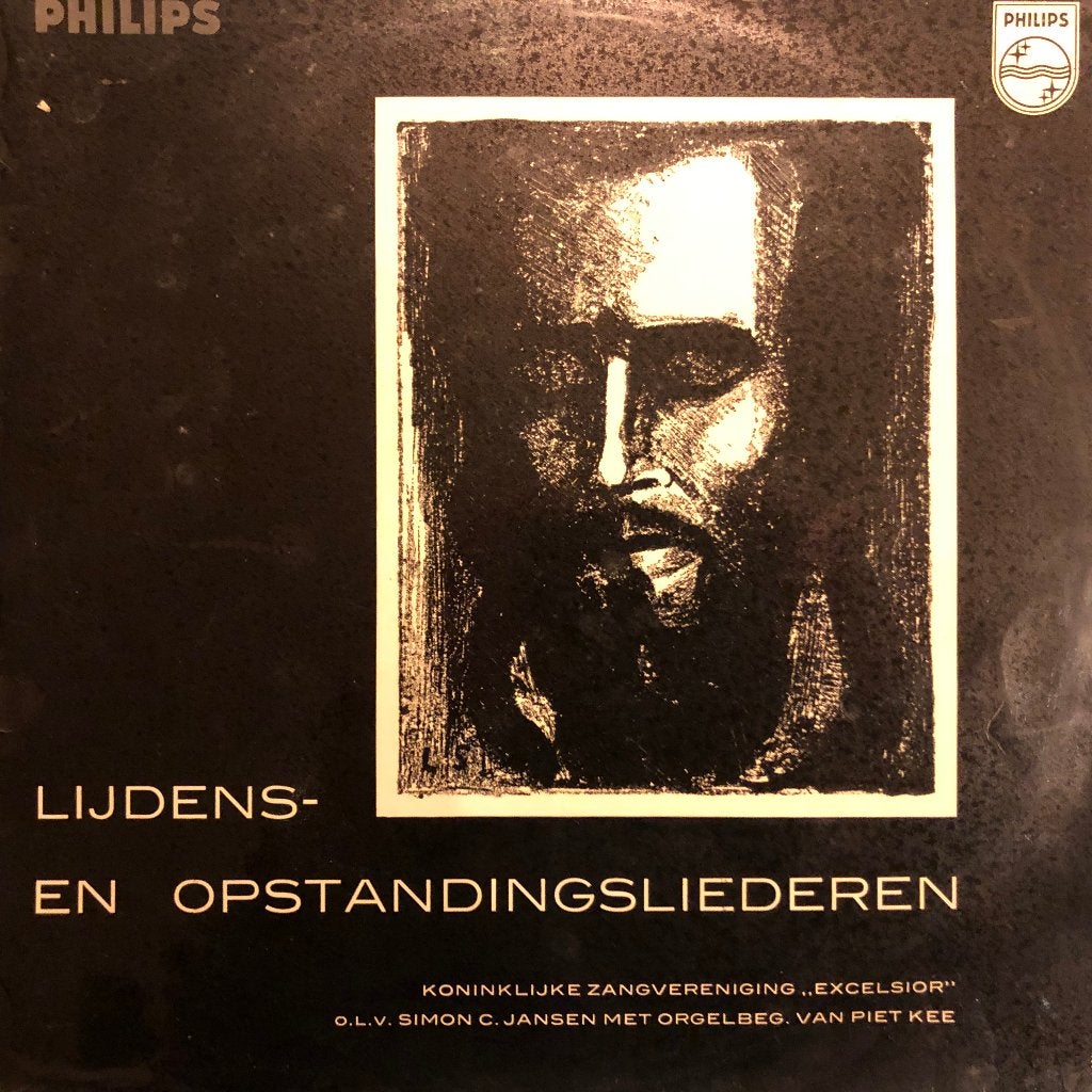 Kon. Zangereniging Excelsior olv Simon C. Jansen	Lijdens-, LP, 10 inch, Fotohoes, Ophalen of Verzenden